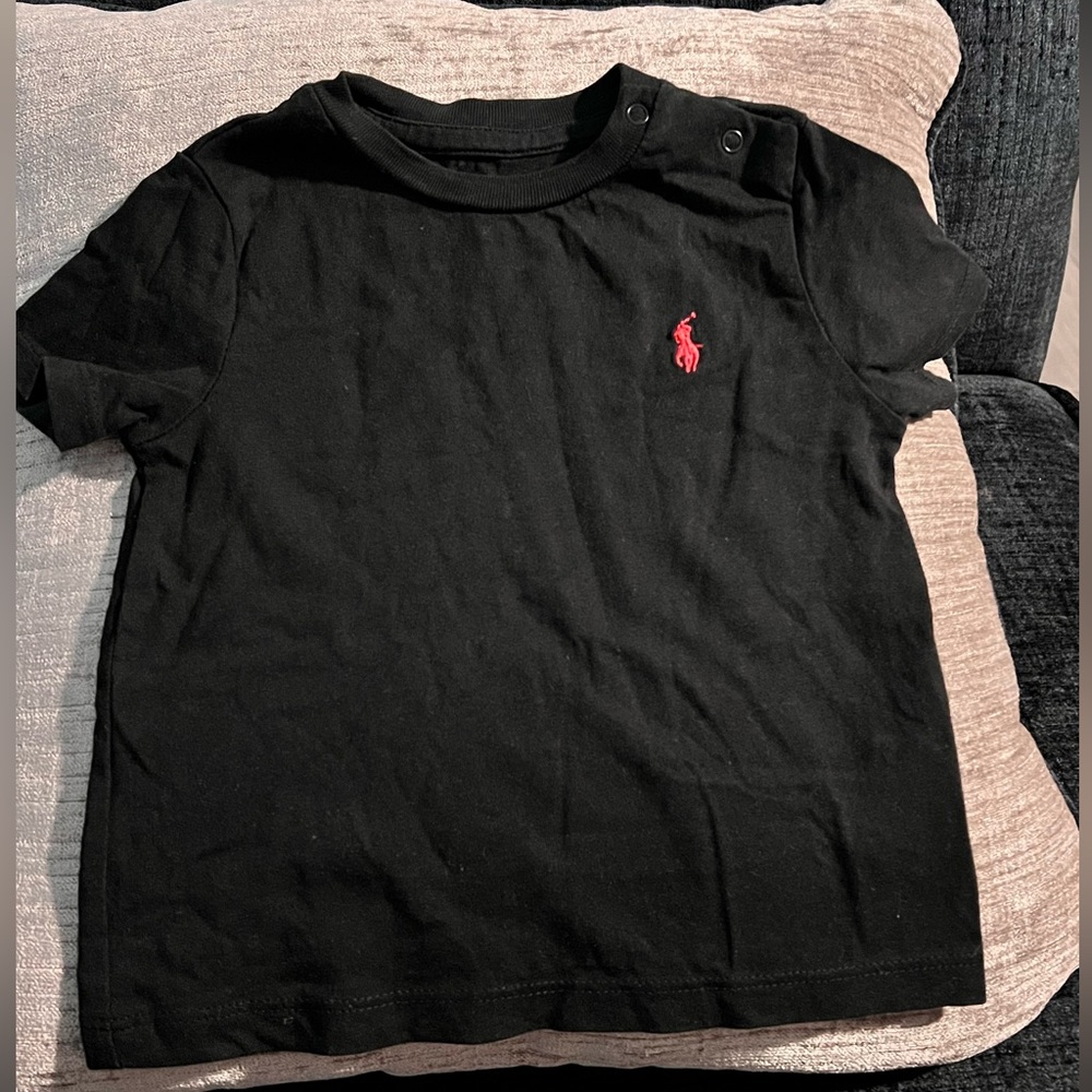Baby boy black Ralph Lauren shirt